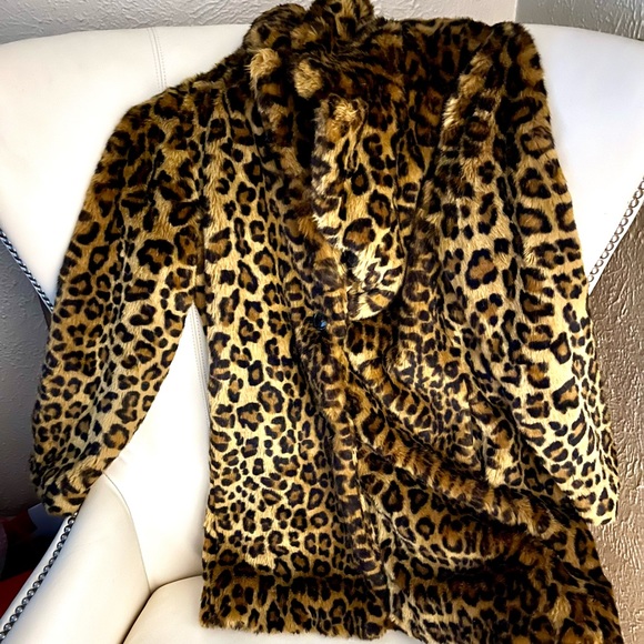 Zara TRF collection faux fur leopard coat*fabulous* - Picture 12 of 15